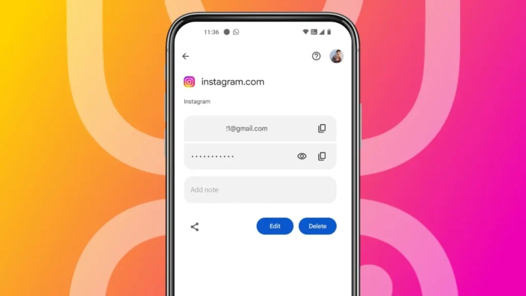 Check Instagram Password on Mobile